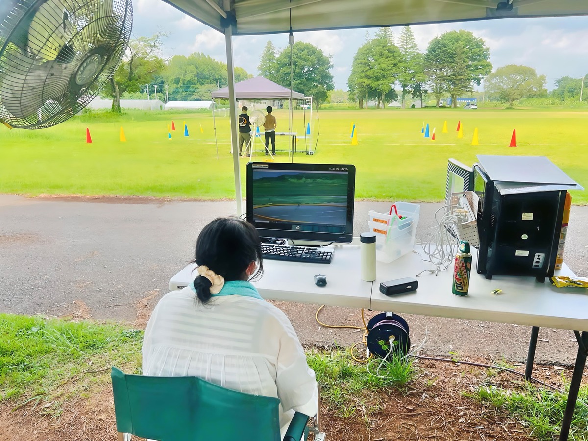 引き続きシュミレーターにて当て舵訓練。基本は停止