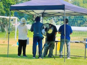 山﨑教官による合格飛行デモンストレーション