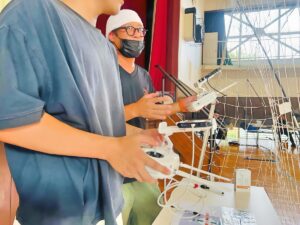 実地訓練開始。操舵はとてもデリケートになります