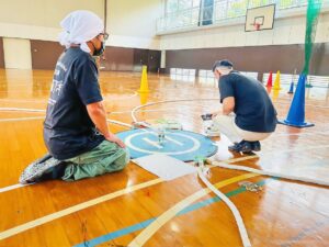 「飛行前点検」パラメーターを目視確認します