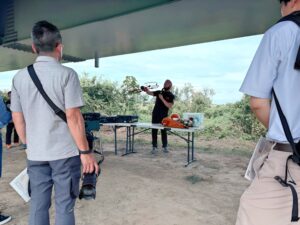 無人航空機が持つ特異性を説明。準備機材を紹介