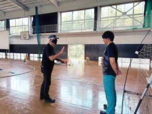 「講評」「合否判定」総体的な総評した後合否通告