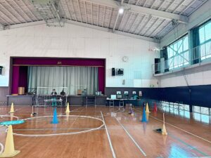 「実技審査」高度3.5mスクエア飛行（四角）