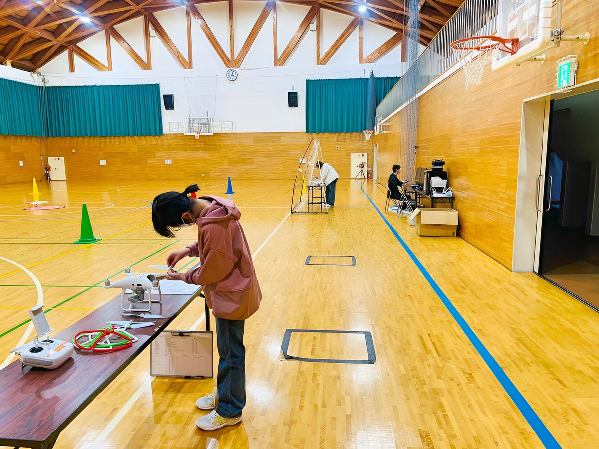 3ブースの設営。実技・シュミレーター・飛行前後点検