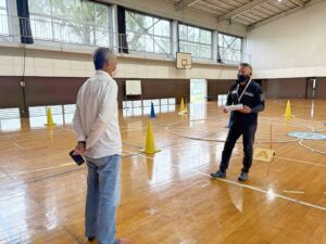 「講評」「合否判定」総体的な総評した後合否通告