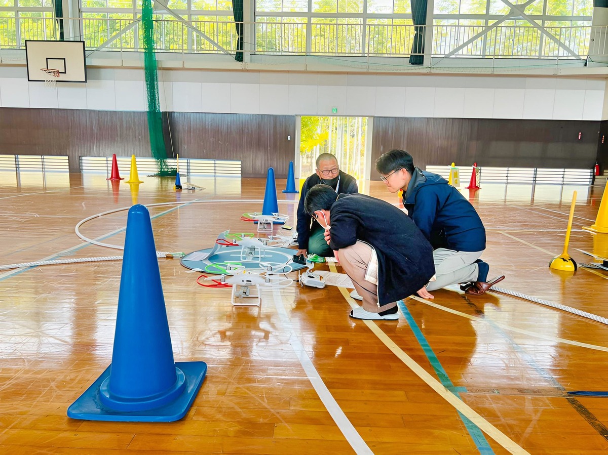 離陸前、システムパラメーターの目視確認をします