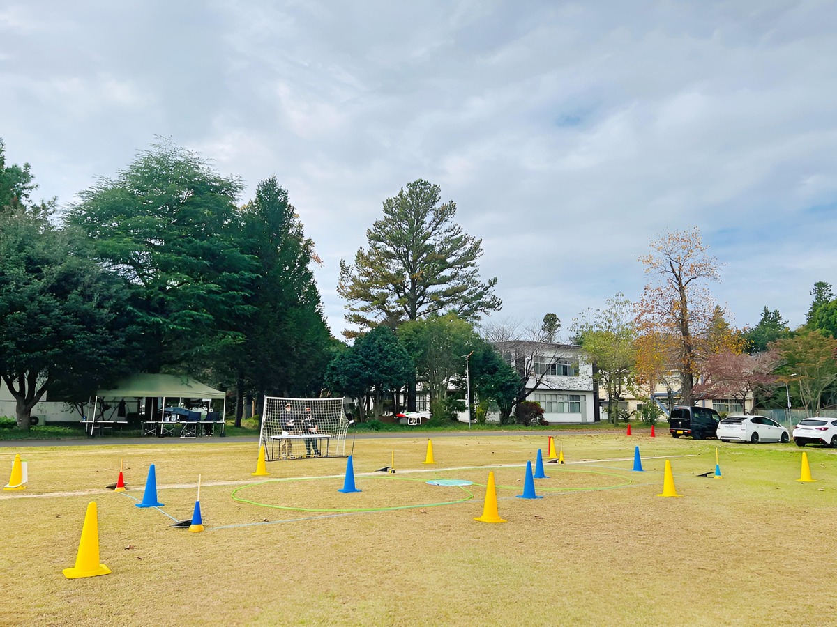 気温は低目ですが風速は安定。訓練日和ですね
