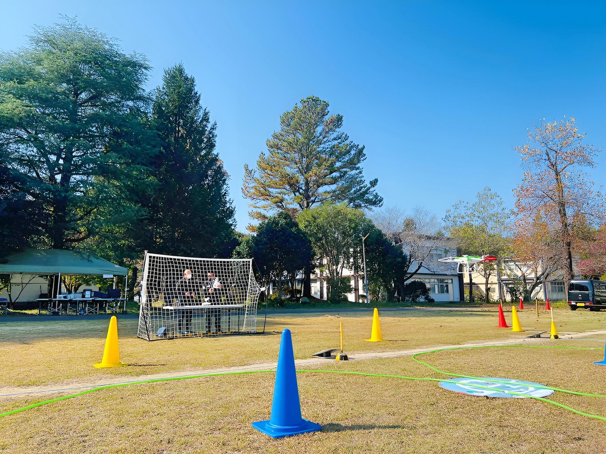 天候に恵まれた飛行訓練です。本番も願うばかりです