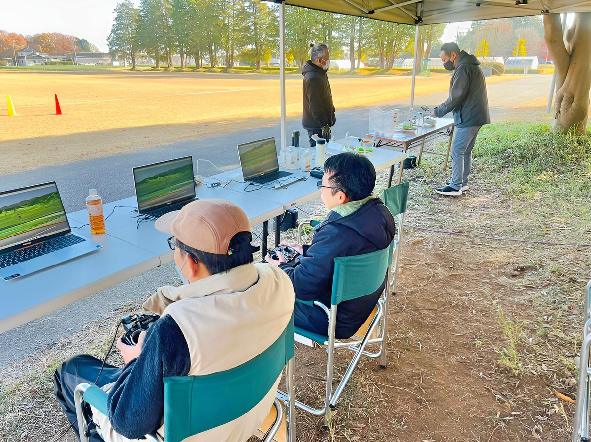 一等訓練開始。飛行前点検・シュミレーターから