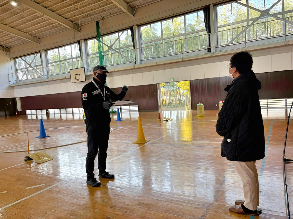 「講評」「合否判定」総体的な総評した後合否通告